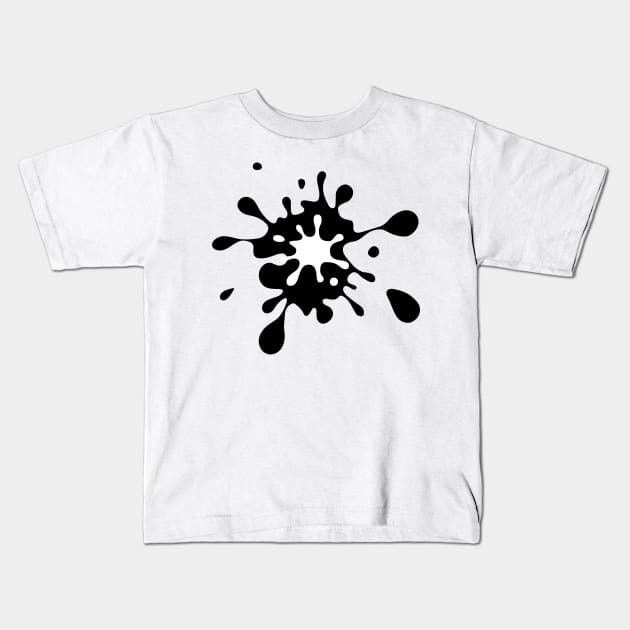 blot white black Kids T-Shirt by sirazgar